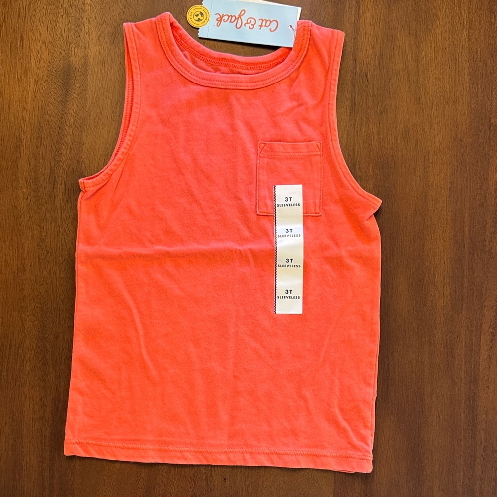 Mixed Kids Tees - Coral, Mint, Tan, Aqua Stripe & Light Blue - Picture 10 of 11